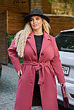 Осіннє пальто батальне 435 ет, фото 3