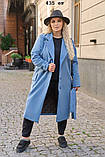 Осіннє пальто батальне 435 ет, фото 7