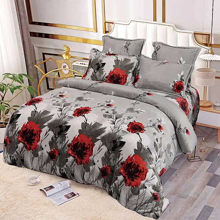 Велюрова постільна білизна Півтоспальний розмір, фото 2