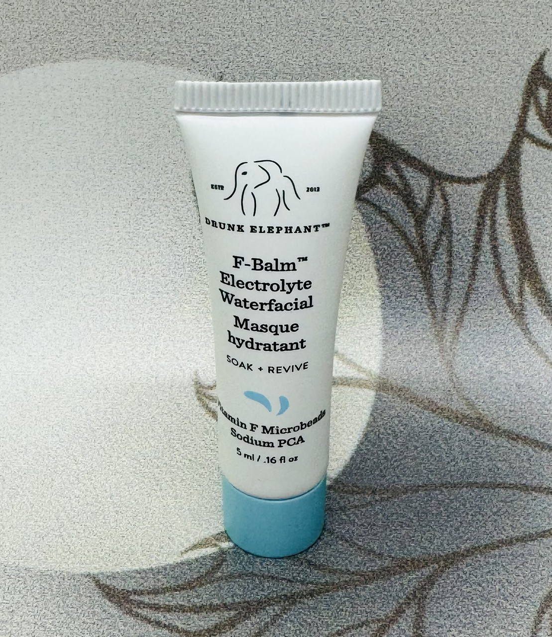 Нічна зволожуюча маска для шкіри обличчя Drunk Elephant F-Balm Electrolyte Waterfacial