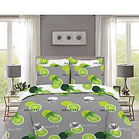 Сімейна постільна білизна бязь Лайм