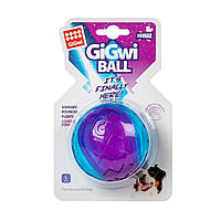 Игрушка для собак - мяч с пищалкой GiGwi Ball (TPR резина, диаметр 8 см)