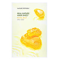 Разглаживающая маска с экстрактом пчелиного молочка Nature Republic Real Nature Mask Sheet Royal Jelly 23г