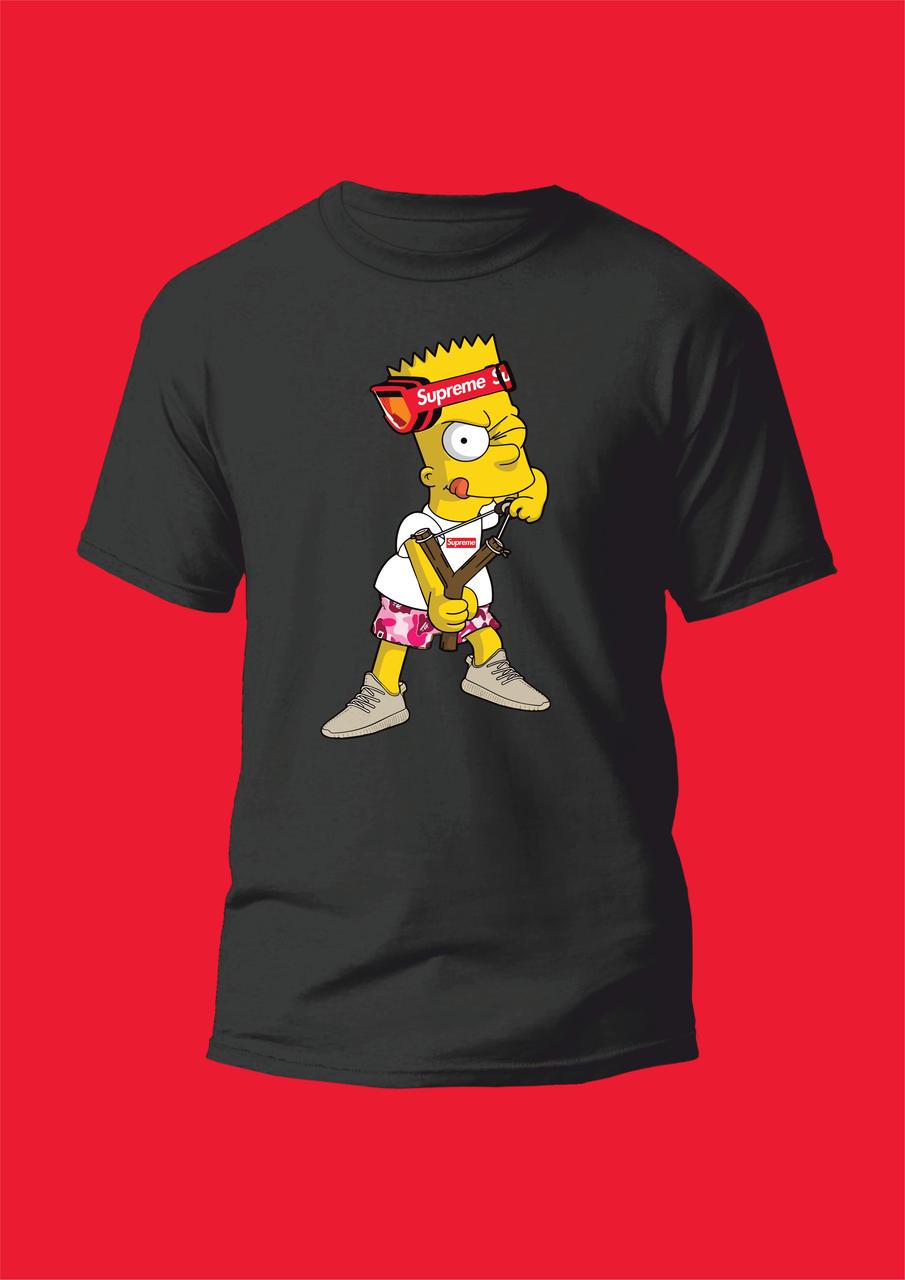 Футболка YOUstyle Bard Simpsons Supreme 1105 Black