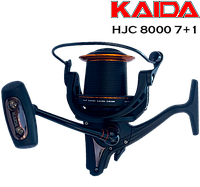 Котушка Kaida HJC 8000 7bb (01-80) коропова з конусною шпулею Long Cast