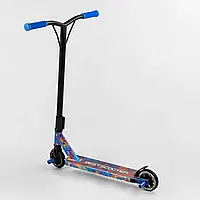 Самокат трюковый двухколесный Best Scooter 78107 HIC-система, ПЭГИ, алюминиевый диск и дека, колеса PU d=110мм