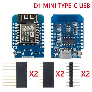 Бездротова плата D1 Mini NodeMcu Lua Wi-Fi на базі ESP8266, фото 3
