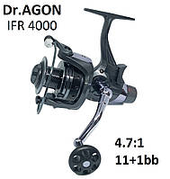 Карповая катушка Dr.AGON IFR 4000 с байтраннером (11+1bb)