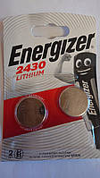 Батарейка Energizer CR-2430  Lithum  3V (блістер - 2 шт) (07.2030)