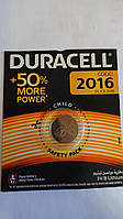 Батарейка Duracell CR2016 (в наявності 1 шт) (до 07.2028)