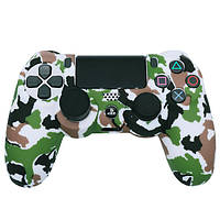 Силиконовый чехол для джойстика Sony PlayStation PS4 Type 1 Camouflage White тех.пак