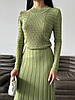 Сукня міді Греммі жіноча красива в'язана з ажурним візерунком Smdi5438, фото 9