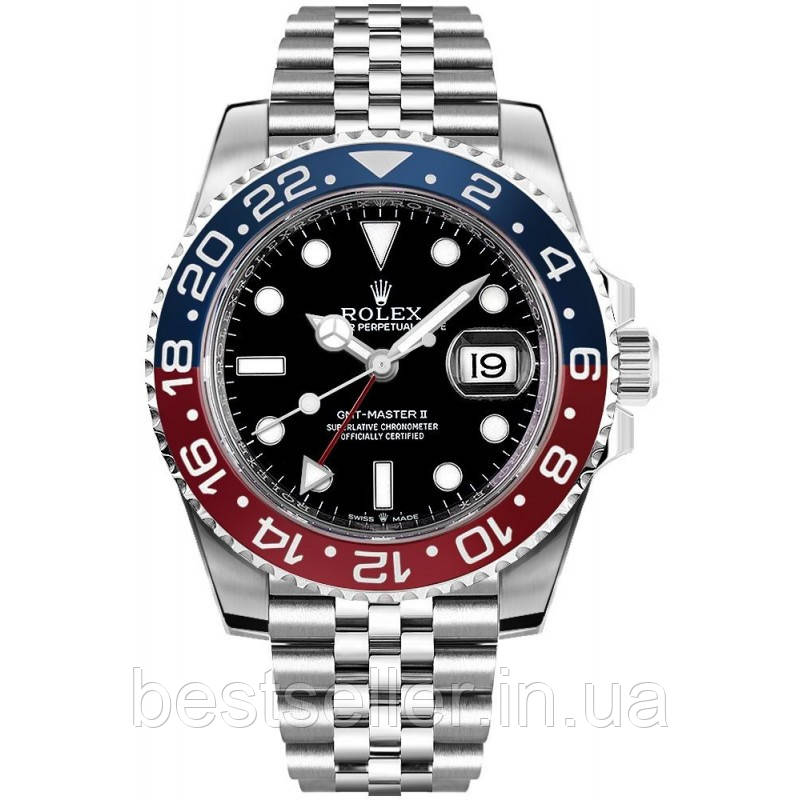 ROLEX GMT-MASTER II PEPSI 40MM CAL. 3285 REF 126710BLRO JUBILEE BRACELET. VIP