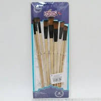 Набор кистей Artist brush mix №IMG_2337 плоские 9шт.