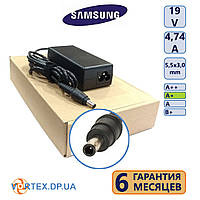 Зарядное устройство для ноутбука 5,5-3,0 mm pin inside 4,74A 19V Samsung 90W A+ новая