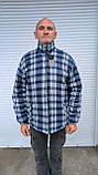 Рубашка тепла чоловіча 52-62 розміриесть на фесть на флисе на лисе, фото 7