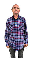 Рубашка тепла чоловіча 52-62 розміриесть на фесть на флисе на лисе