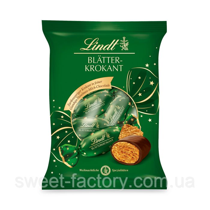 Конфеты Lindt Blatter Krokant 90g