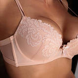 Комплект білизни Acousma бюстгальтер і трусики світлий фламінго Чашка B C, фото 6