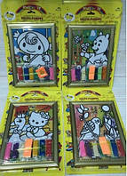 Розмальовка-фреска в рамці розфарбуй піском No1131 (15*21) 10 кв.+ блискітки