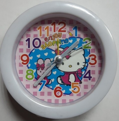 Годинник-будильник No195-2 HK (9*9)