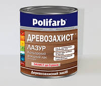 Древозахист лазур 0,7 кг Polifarb палісандр
