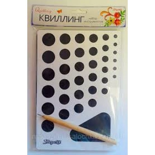 Набір для квінгу 1 вересня 950786 (22*15) дошка+паличка, фото 1