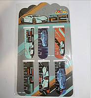 Закладка з магнітом 13484 Super Car (6 шт. в пакованні)