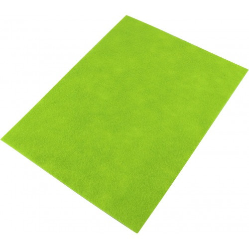 ФЕТР № HQ170-015 hard 170GSM 1.2mm САЛАТОВЫЙ (10шт) А4, фото 1