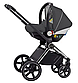 Коляска универсальная 3 в 1, візок CARRELLO Ultimo CRL-6512 3in1 Cool Grey, сіра, Карелло Ультимо, фото 5