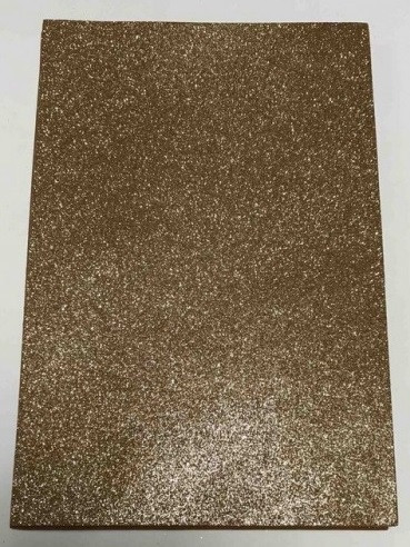 ФОАМІН З БЛЕСТКАМИ No 7951 БРОНЗА 2 мм / 10 аркушів 20*30 cm, фото 1
