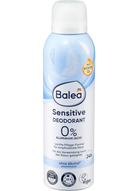 Дезодорант-антиперспірант жіночий Balea Deospray Sensitive 200ml