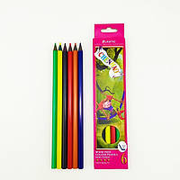 Олівці кольорові 6 кольорів Leonardo (3027-1)