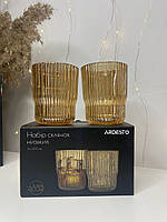 Набір склянок низьких Ardesto Golden Moon 300мл, 2 шт. (AR2630SM)