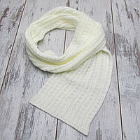 Детский вязаный шарф (шарфик) для мальчика или девочки 3917 Бежевый