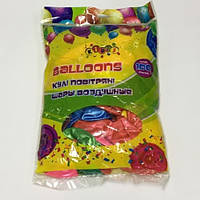 Кульки кольорові kidis No 1213-100 перламутр.100 шт (Діаметр-30 см)