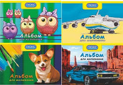 Альбом Люкс-Колор 30 аркушів на скобі Арт.Ас-30