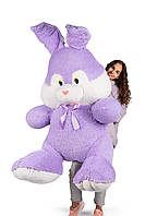 Большой мягкий плюшевый Заяц Фиолетовый 200 см, Большая мягкая игрушка, Мягкий зайка 2 м