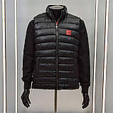 Чоловічий жилет Hugo Boss CK6809 чорний, фото 2