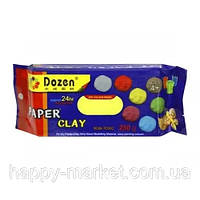 Паста для моделювання PLC-250 Y Жовтий (250 г) Сохне на повітрі — Не вимагає обпалювання!