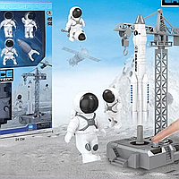Игровой набор "Космическая станция" с фигурками космонавтов и космическими аппаратами
