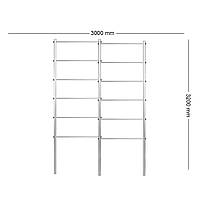 Опора для растений Шпалера садовая 3200*3000 (D28)