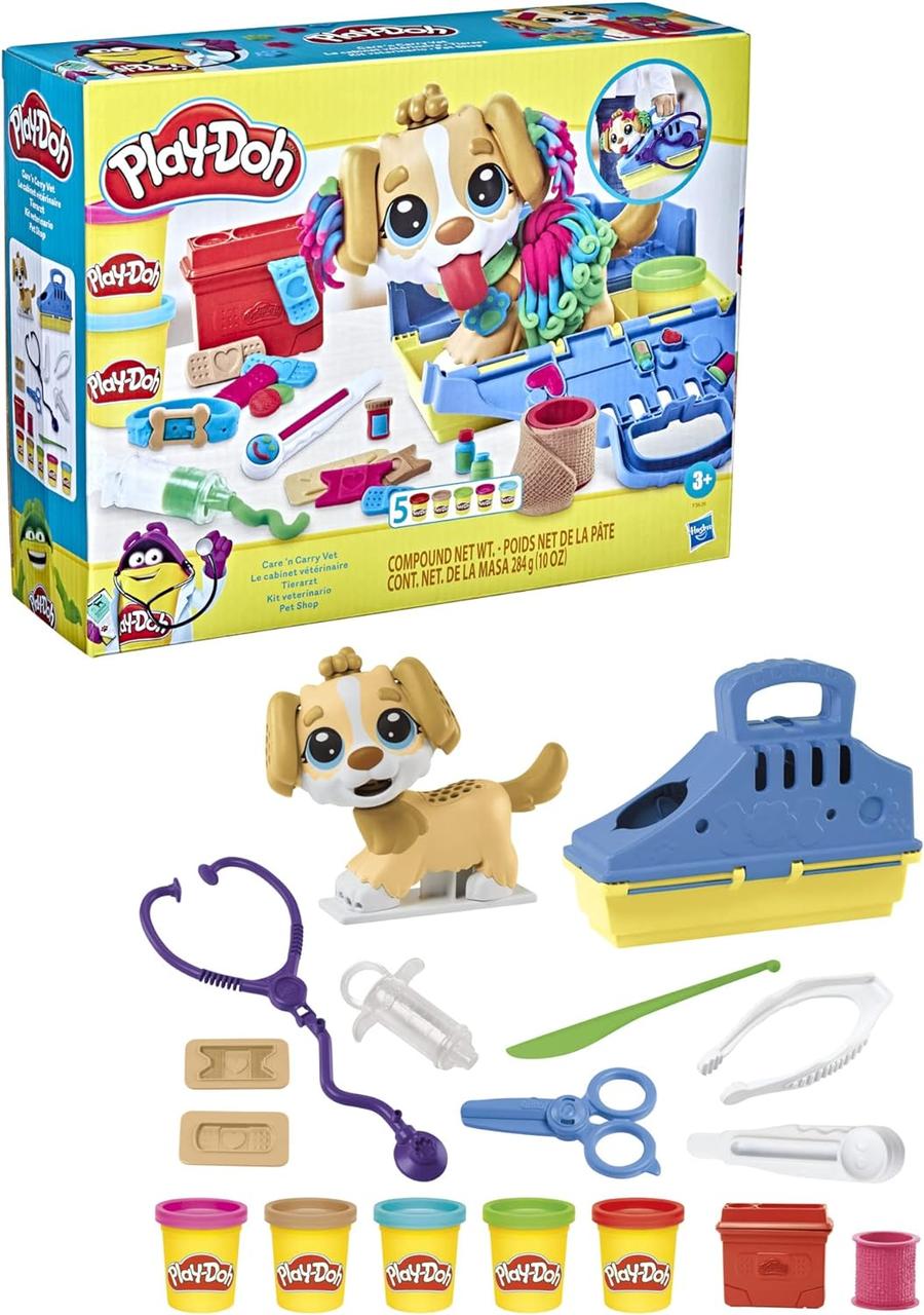 Ігровий набір Play-Doh Care'n Carry Vet Прийом у ветеринара