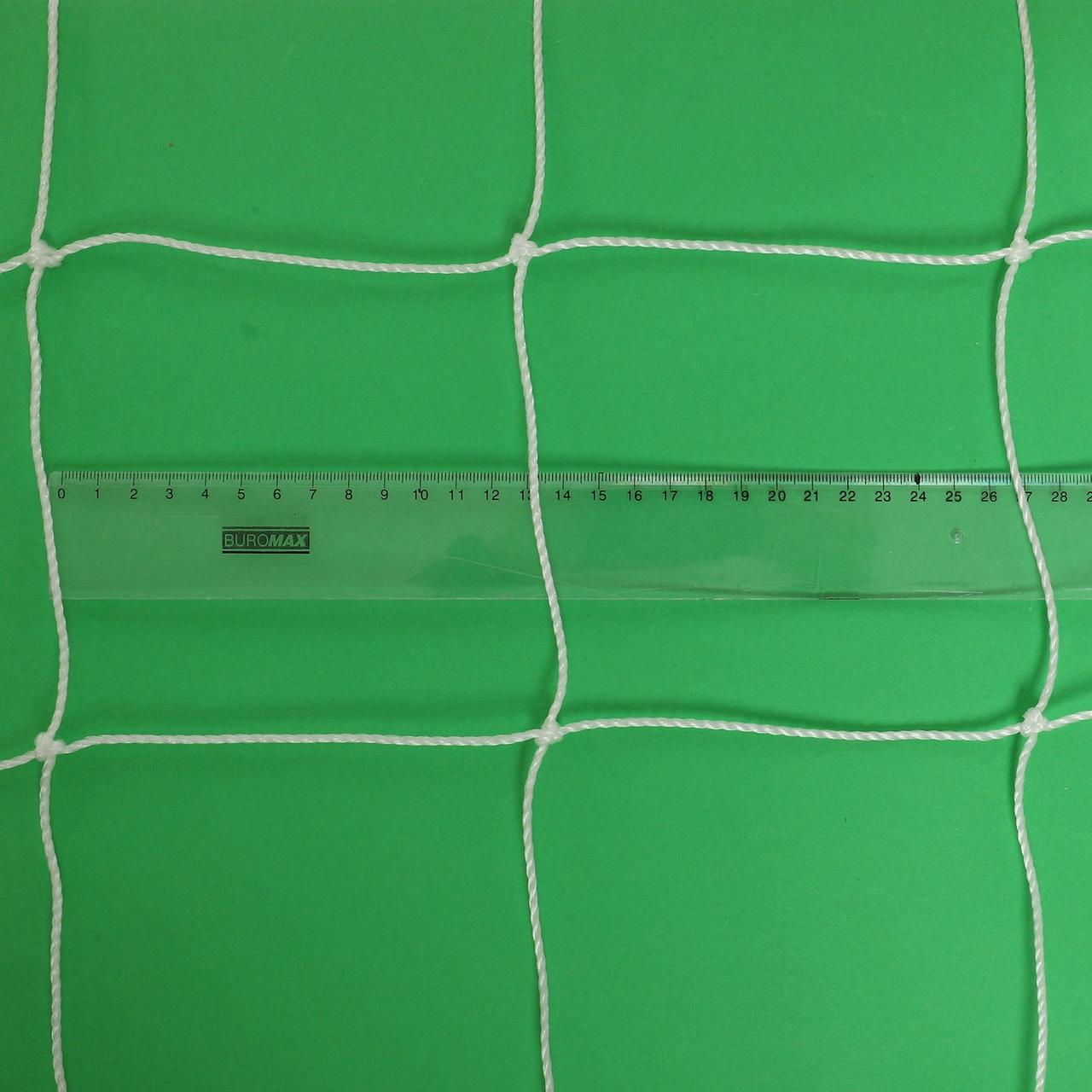 Сетка на ворота футбольные тренировочная узловая STAR SN303H 7,5x2,5x1,48х2,5м 2шт белый - фото 6 - id-p2006307051
