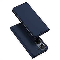 Чохол книжка Dux Ducis Skin Pro з кишенею для візиток для Asus Zenfone 9 / 10 Blue