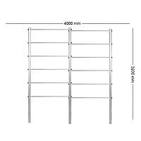 Опора для растений Шпалера садовая 3200*4000 (D28)