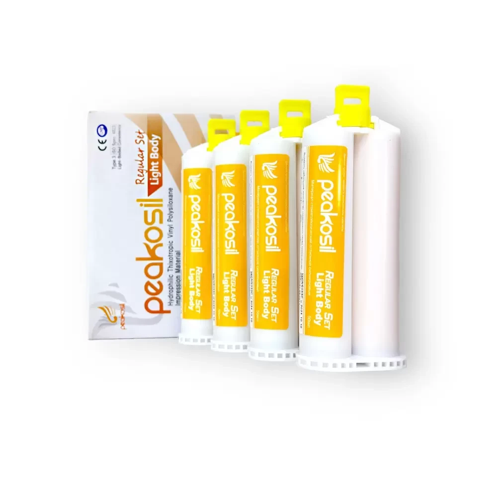 Відбитковий силікон Peakosil Light Body Regular Set (Пікосіл низької в'язкості, стандартне затвердіння) - А силикон.