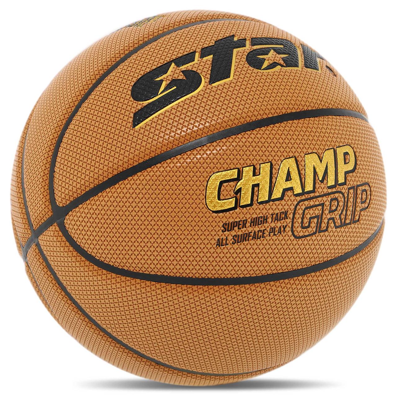 Мяч баскетбольный STAR CHAMP GRIP BB4277C №7 PU цвета в ассортименте - фото 8 - id-p1976520389