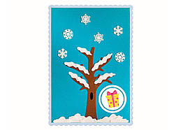 "Сніг, сніжинки та сутінки", іграшки з фетру на липучках до набору Wonderwall® "Врема року", 22 елементи