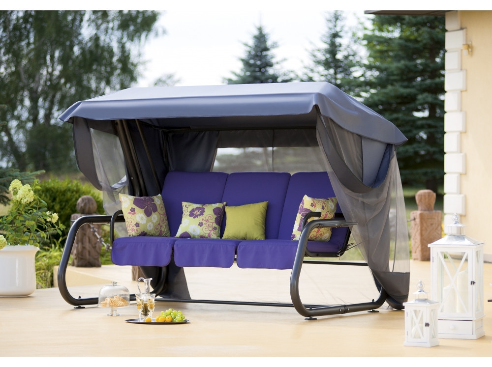 Гойдалка садова Dajar Venezia з москітною сіткою 4-місна
